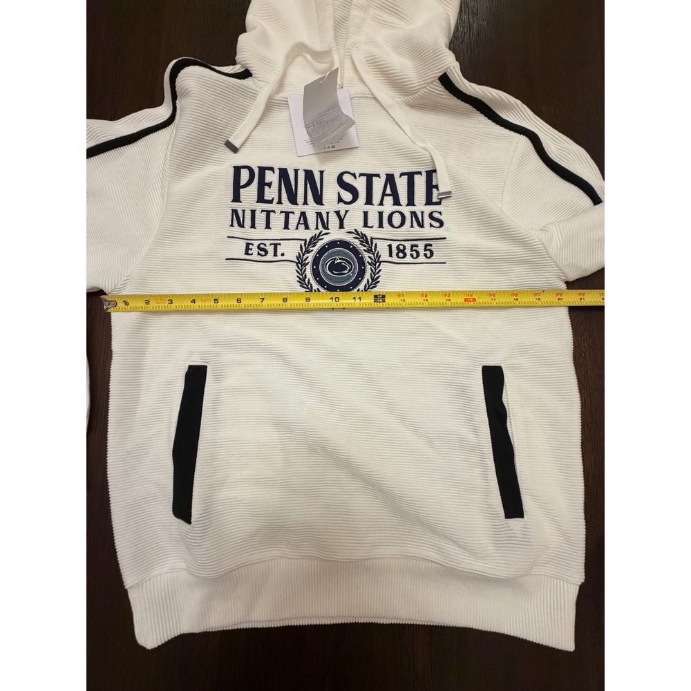 Gameday Couture Penn State Nittany Lions Ribbed Hoodie Shorts Set White Medium - Picture 7 of 7